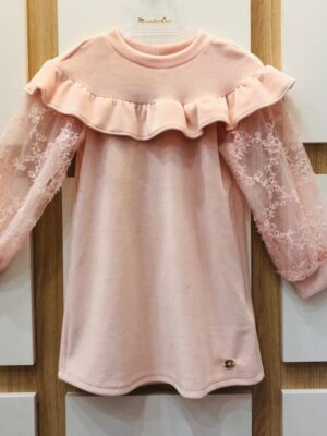 Vestido Inverno Infantil Rose
