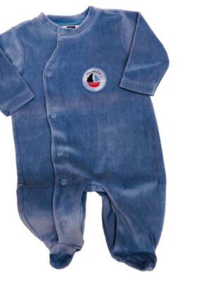Macacao Bebê Plush Azul Bebê