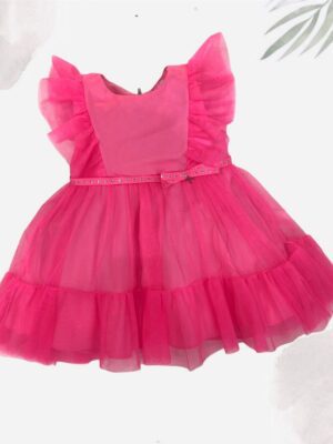 Vestido Bebê Festa Neon