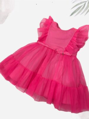 Vestido Bebê Festa Neon