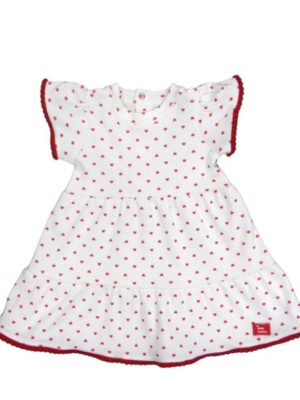 Vestido Coracões Bebê
