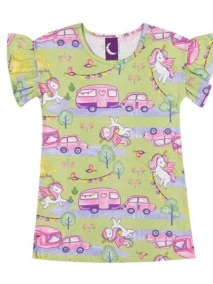 Vestido Infantil Menina Unicórnios
