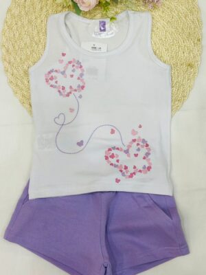 Conjunto Infantil Menina Lilas