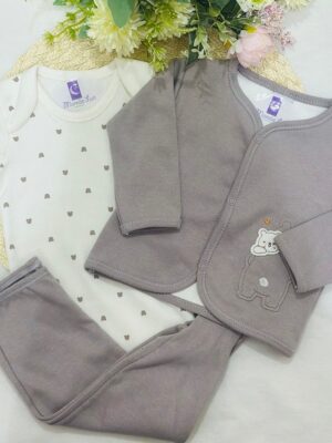 Conjunto 3 Peças Ursinho Bebê