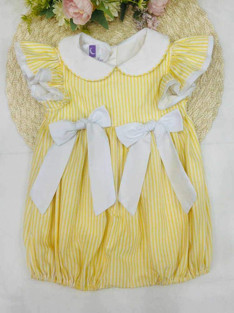 Romper Para Bebê Amarelo