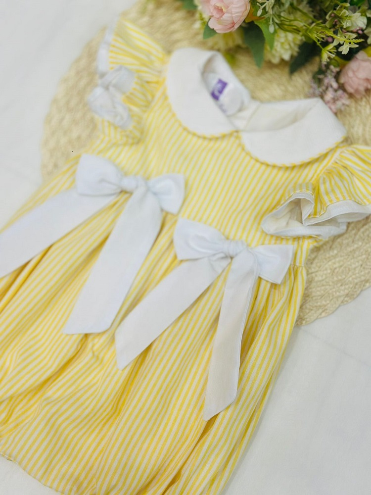 Romper Para Bebê Amarelo