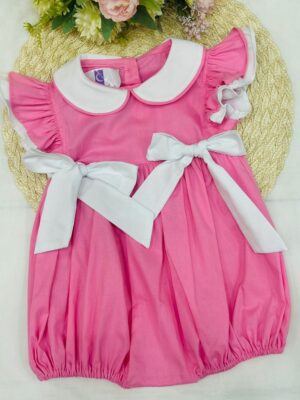 Romper Para Bebê Rosa